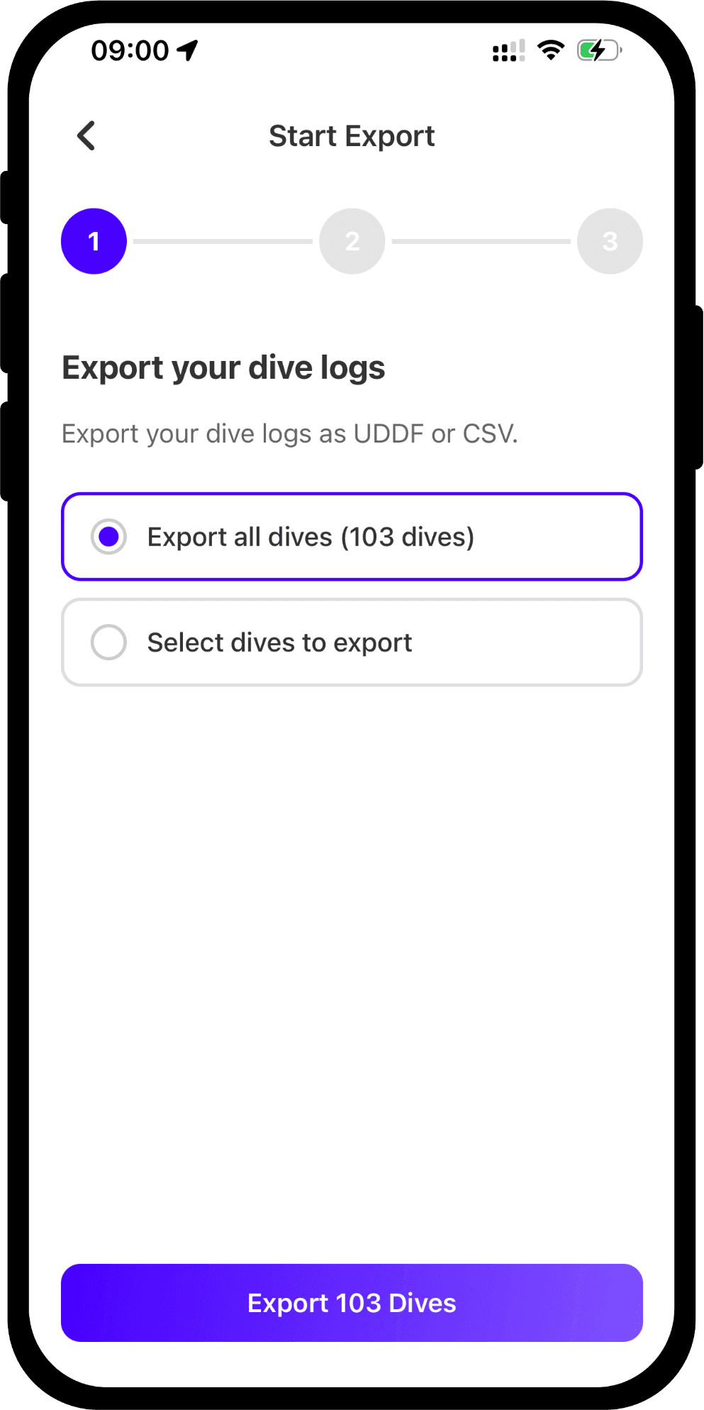 Export your full logbook