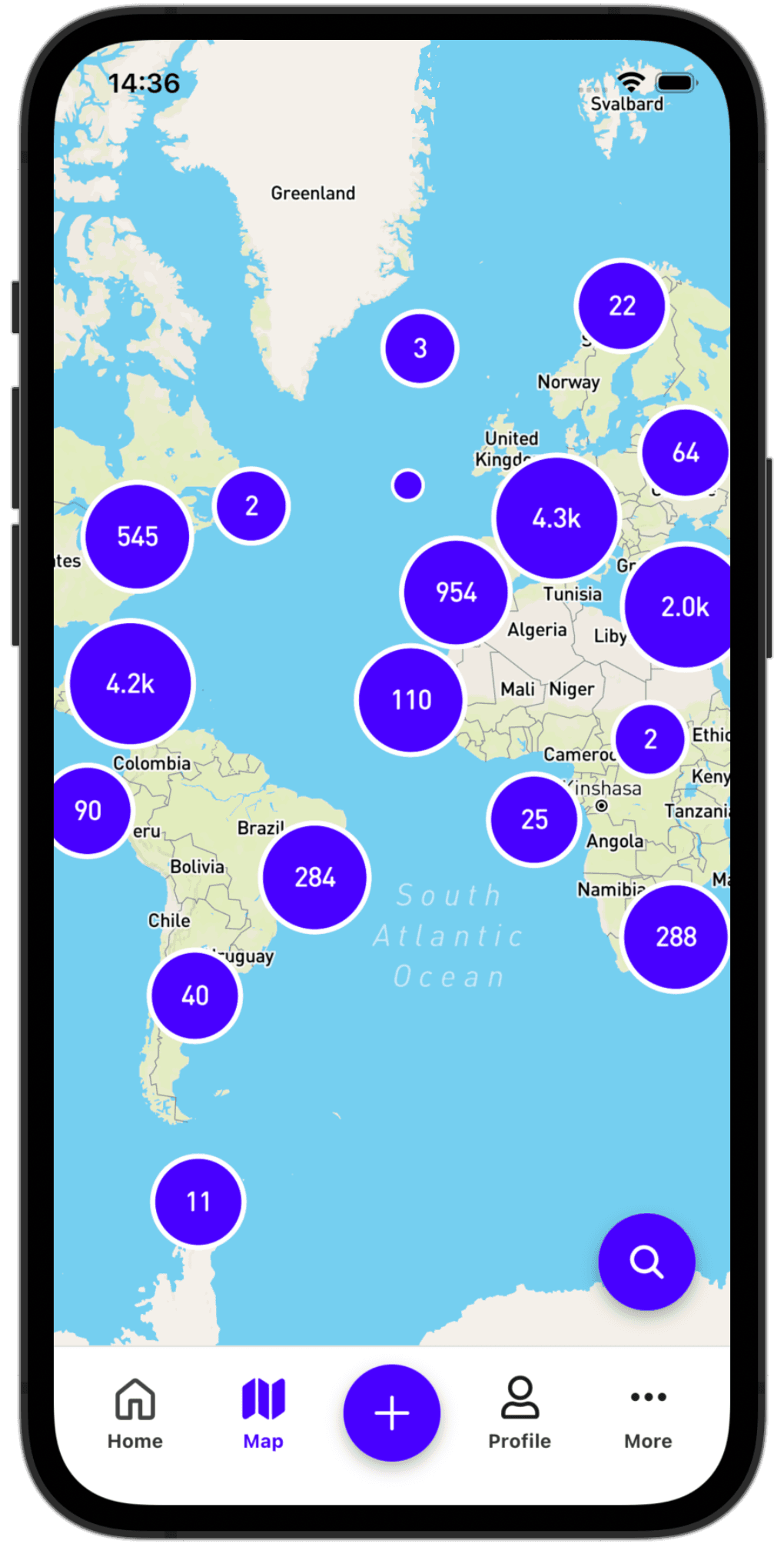 Discover 21.500+ dive sites