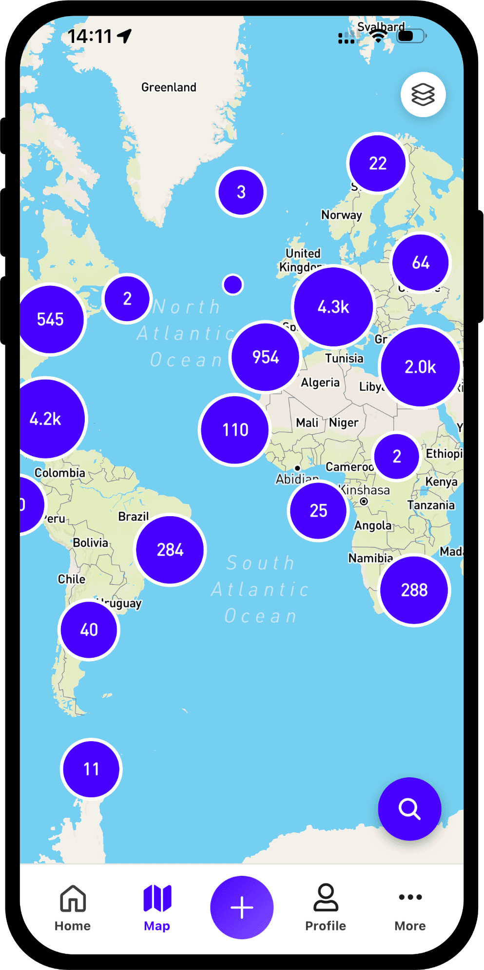 Discover 21.500+ dive sites