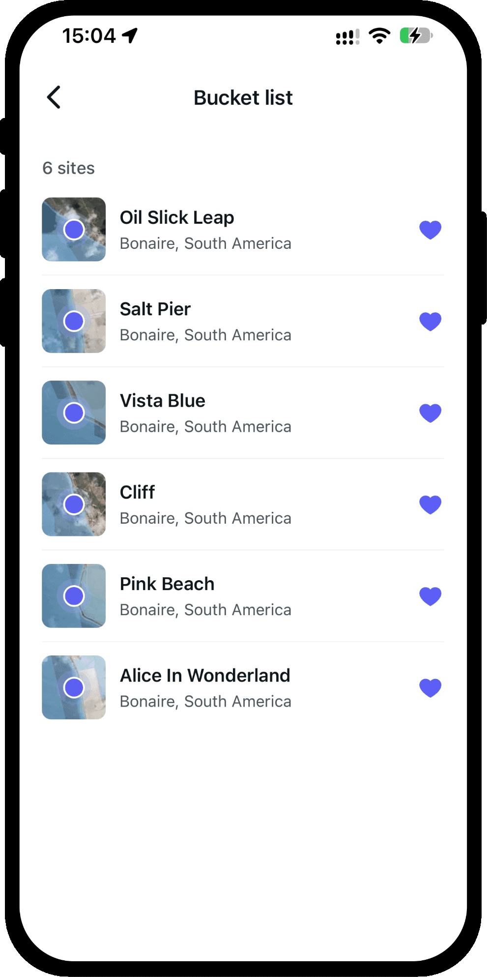 A bucket list of dive sites in Scubaspot