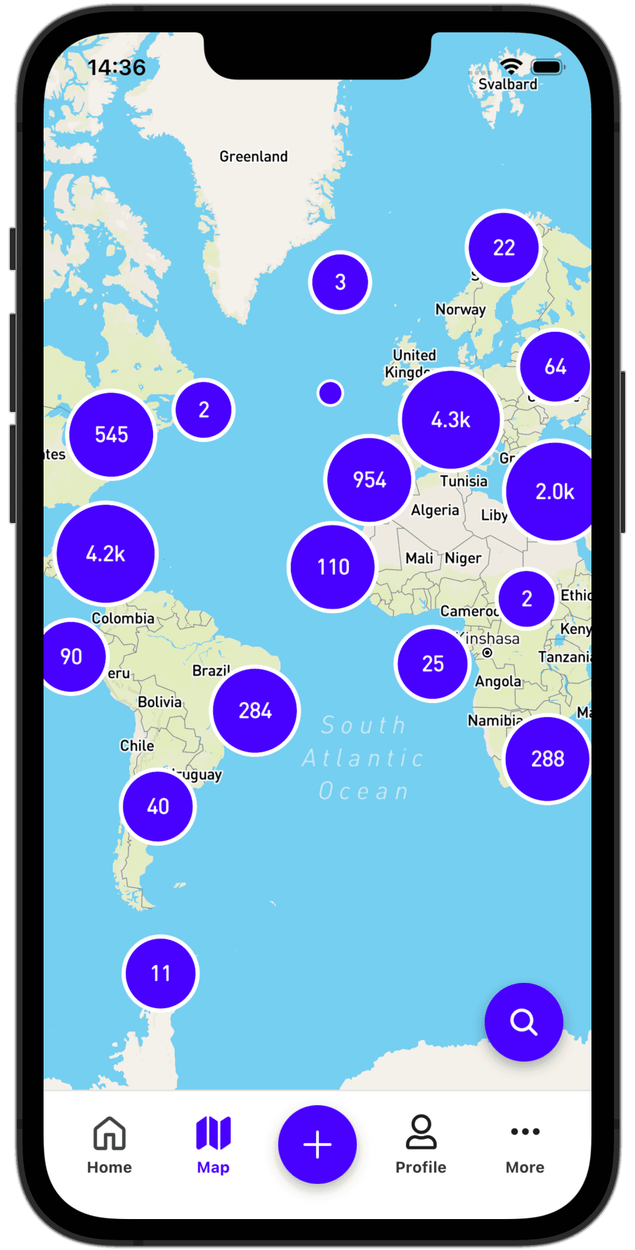 Discover 21.500+ dive sites