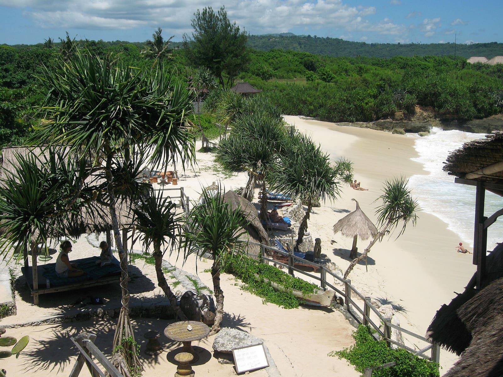 touches of Robinson Crusoe at Dream Beach.
